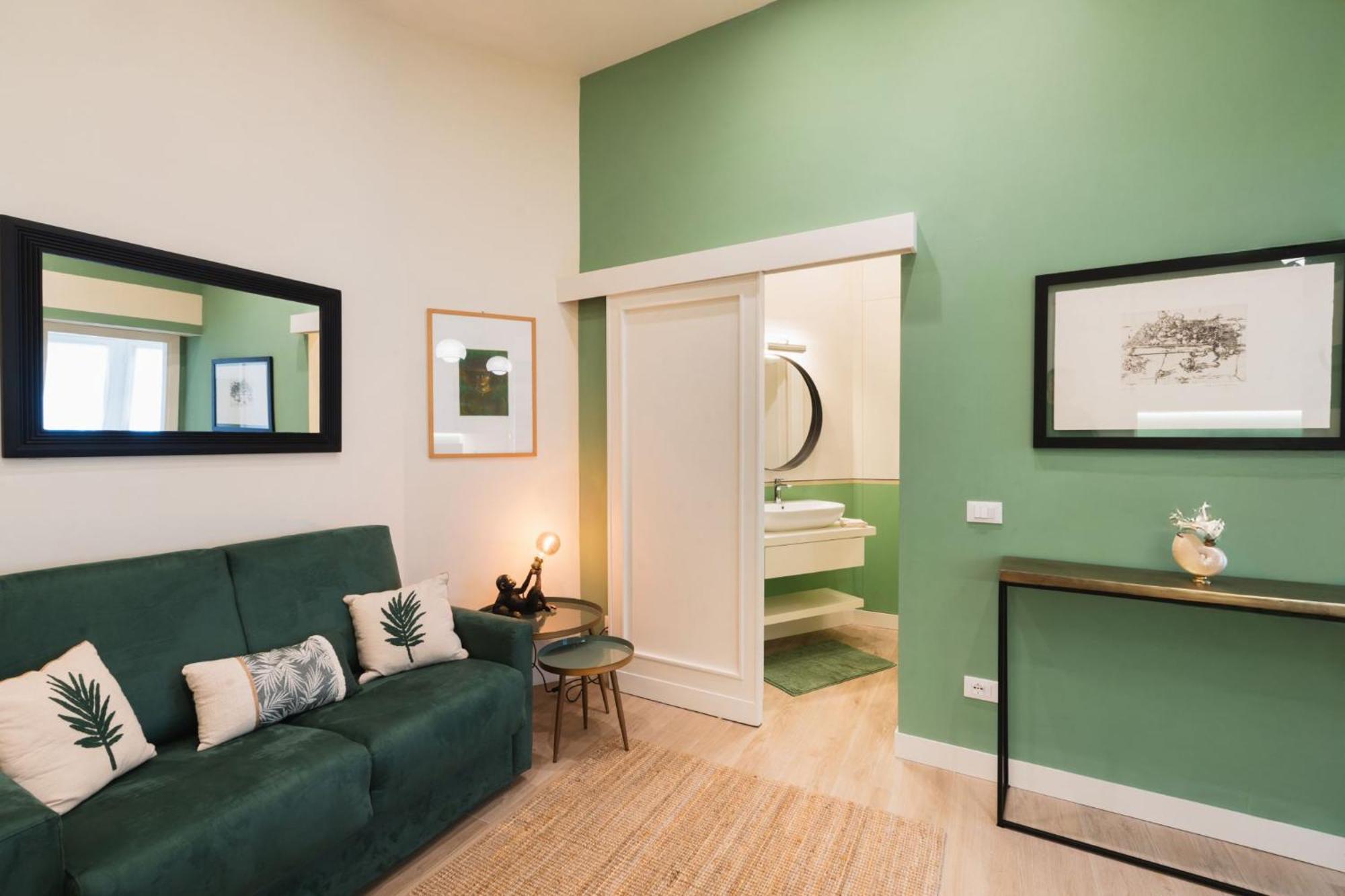 Cozy Olive Green Flat Florence Extérieur photo