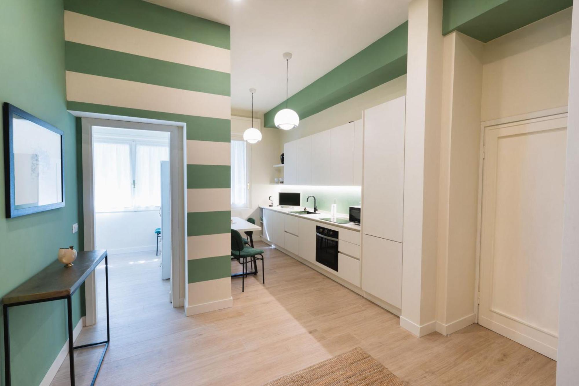 Cozy Olive Green Flat Florence Extérieur photo