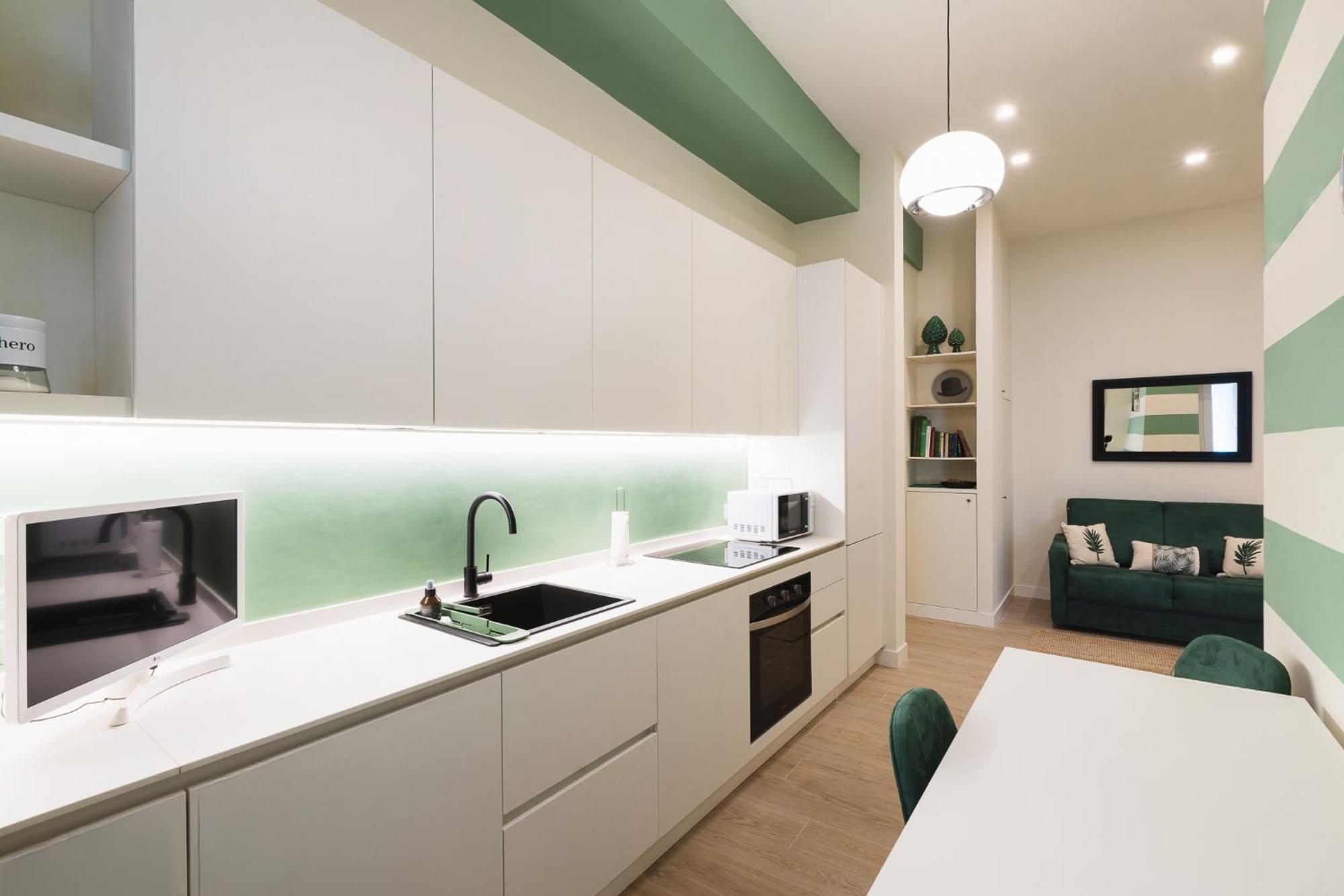 Cozy Olive Green Flat Florence Extérieur photo